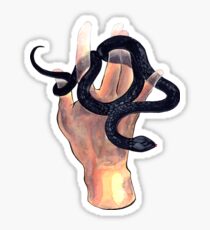 Schwarze Schlange Sticker