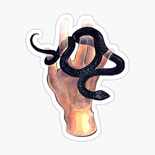 Black Snake Sticker
