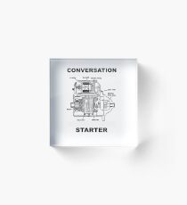 Conversation Starter Acrylic Block