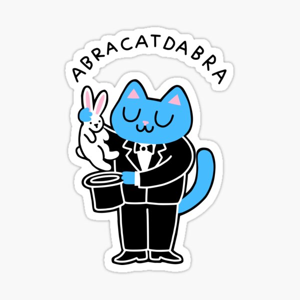 abraCATdabra Sticker