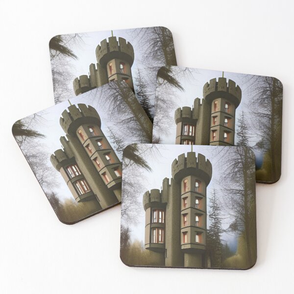 Item preview, Castle in the Woods V2 | Castle Art | Medieval Castle | Designs by derickquince  designed and sold by DerickQuince.