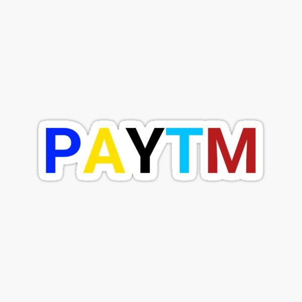 "Paytm Wallet Logo Design " Sticker for Sale by DesignExpert01 Redbubble