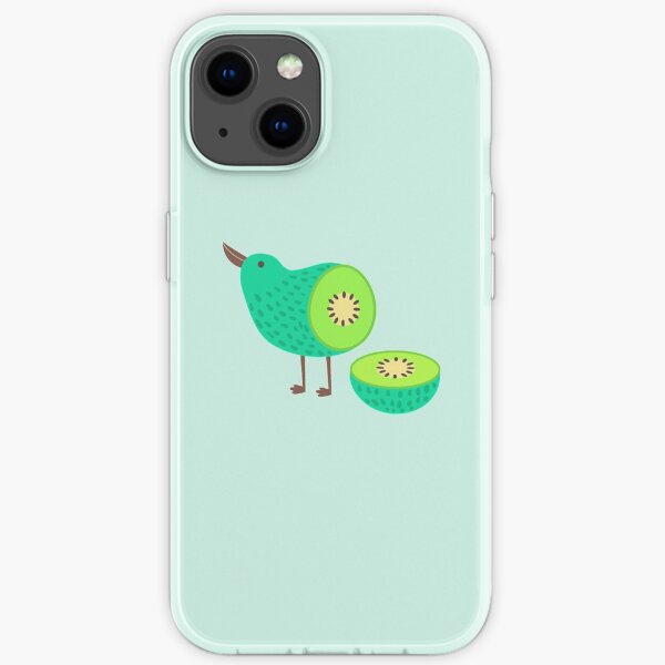 Kiwi bird / Kiwi fruit iPhone Soft Case