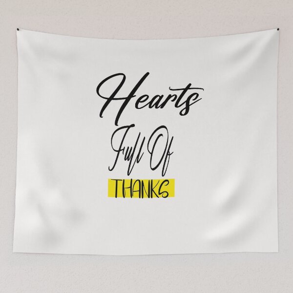 Item preview, hearts full of thanks designed and sold by toufikpromo.