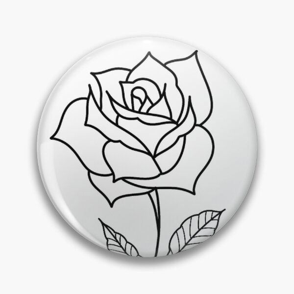 Artikelvorschau, Einfache Linework-Rosen entworfen und verkauft von ItsTheVoid.