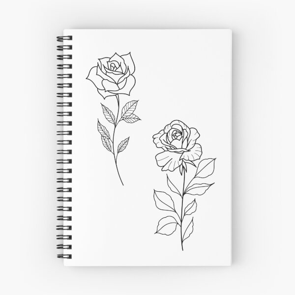 Item preview, Rosas de líneas simples designed and sold by ItsTheVoid.