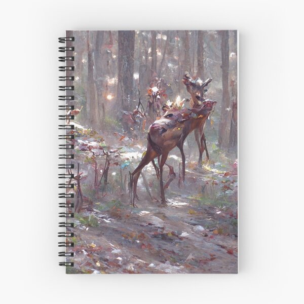 Item preview, Deer A5 designed and sold by rabogallery2020.