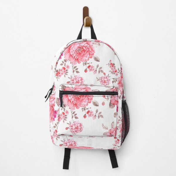 Item preview, Lovely vintage Floral pink Natural Blossoms And roses cute illustration designed and sold by Hohohaxi.