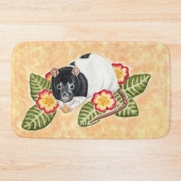 Item preview, Rat with Primrose Flowers designed and sold by WolfySilver.