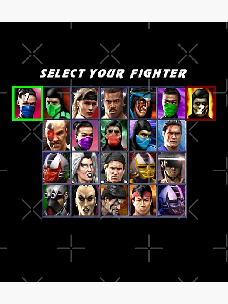 Ultimate Mortal Kombat 3 Character Select | Postcard