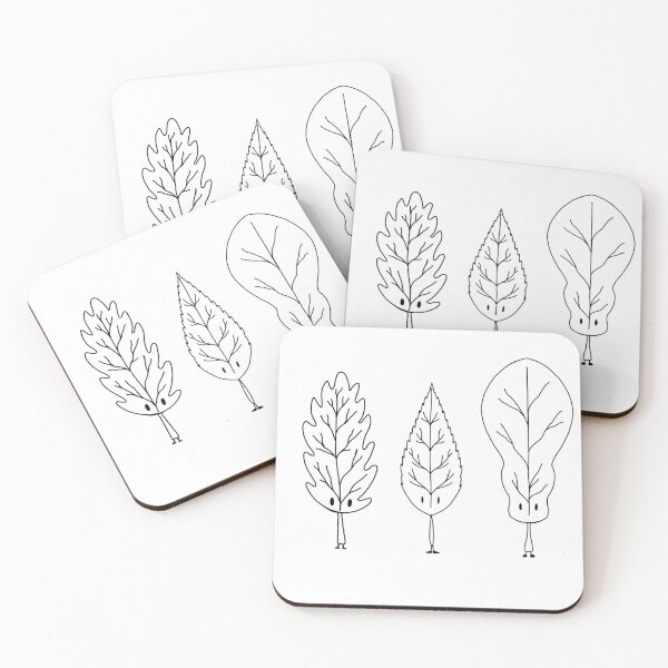Item preview, Minimalistic Three Fallen Leaves designed and sold by Tranquil-Works.