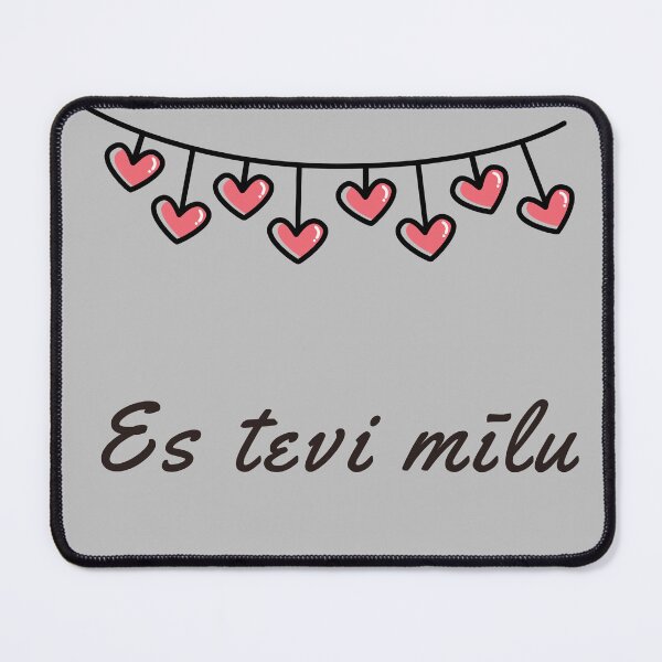 Item preview, Es tevi mīlu (I love you in Latvian language), Latvian love designed and sold by Pommallina.