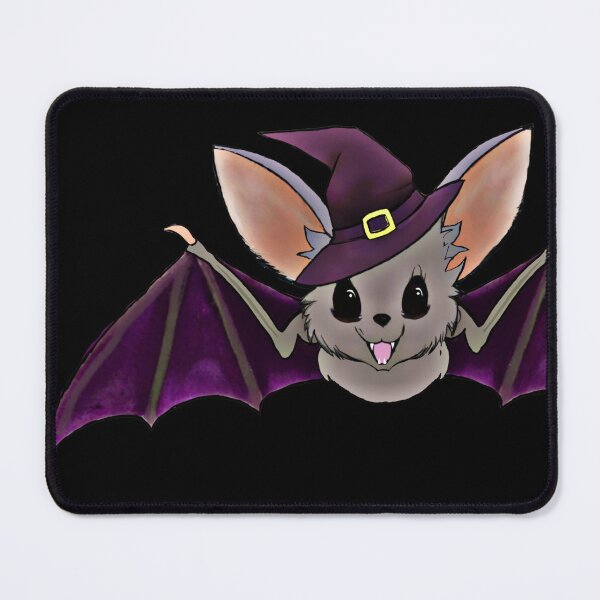 Item preview, sticker set | five (5) cute solo witch / warlock flying bats | digital art | nightshift | Halloween designed and sold by DigitalEurydice.
