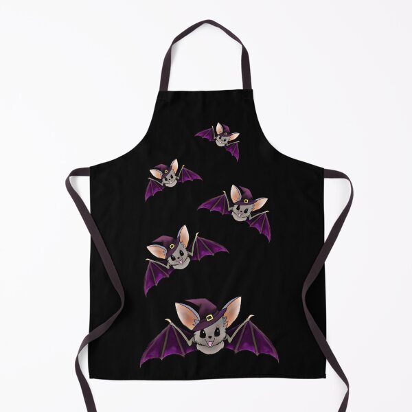 Item preview, sticker set | five (5) cute solo witch / warlock flying bats | digital art | nightshift | Halloween designed and sold by DigitalEurydice.
