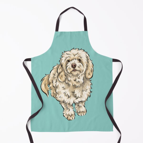 Item preview, Cute Cream Cavapoo | Cute Dog Art | designed and sold by shirinsart.