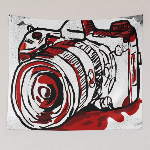 Item preview, Camera Red Sketch  designed and sold by Nora Gad.