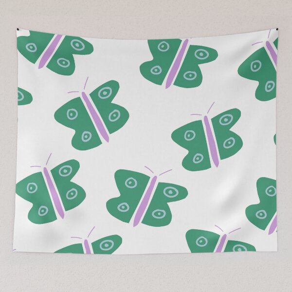 Item preview, Green butterflys designed and sold by CatsHappy.