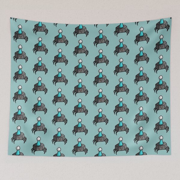 Item preview, Angry crab with a partyhat designed and sold by babysnaily.