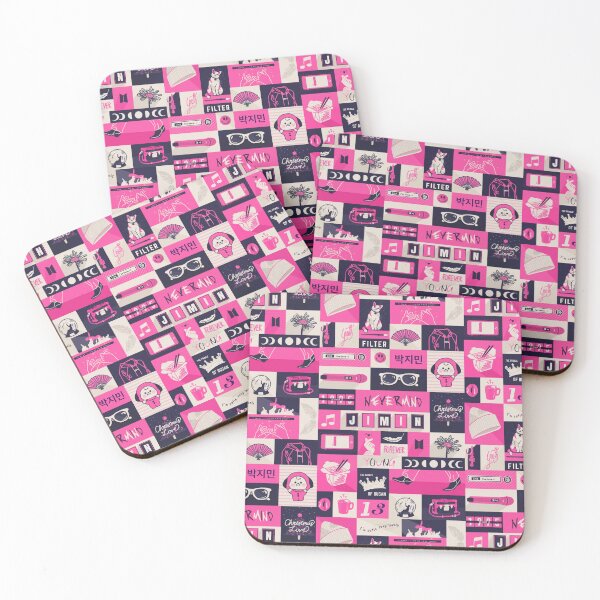 Item preview, Jimin collage [pink] designed and sold by OUaTPreachers.