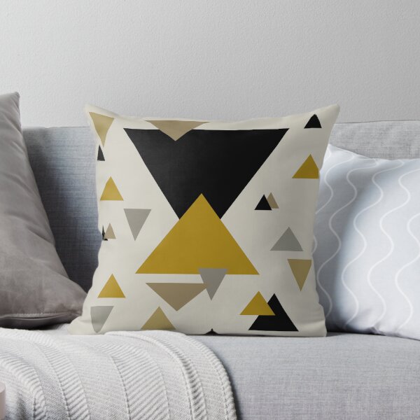 Upside down mountains Throw Pillow