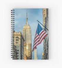Empire State, Stars and Stripes Spiral Notebook