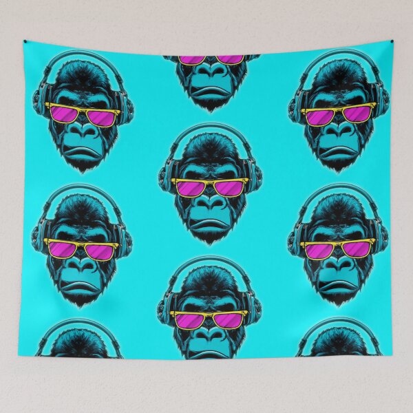 Item preview, Funny DJ Gorilla designed and sold by The-Element.