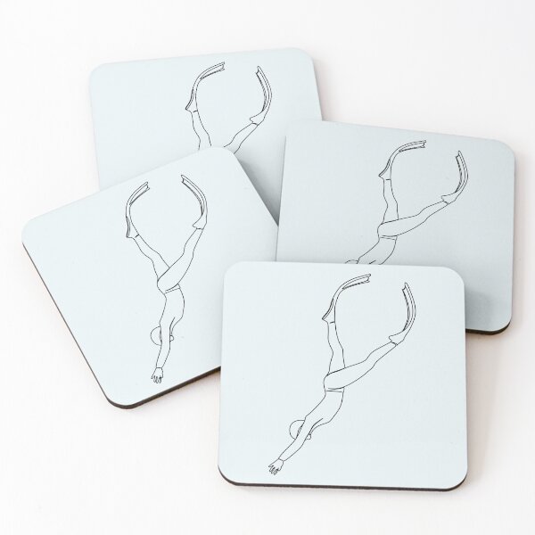 Item preview, Continuous single one drawn scuba diver line underwater in the sea.  designed and sold by AllaLineArt.