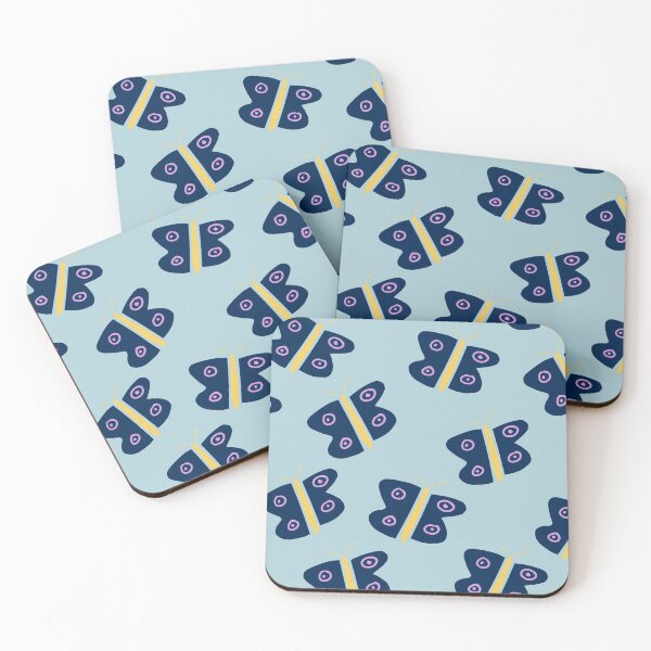Item preview, Yellow and blue butterflys designed and sold by CatsHappy.
