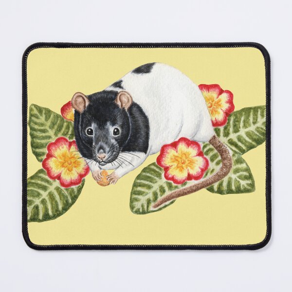 Item preview, Rat with Flowers designed and sold by WolfySilver.