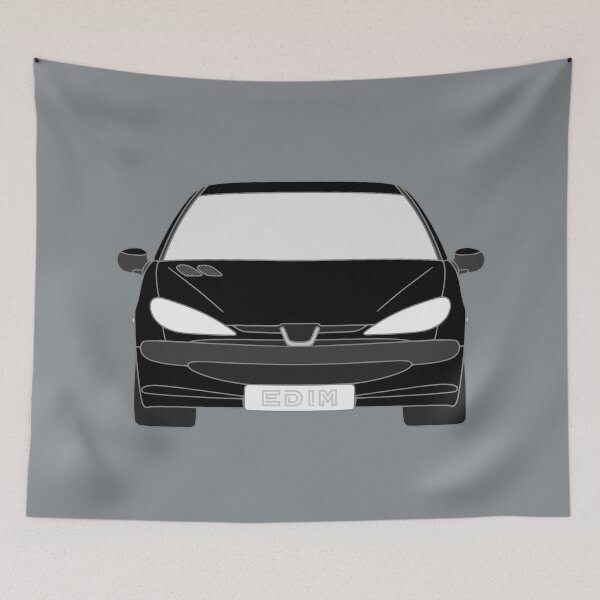Item preview, Peugeot 206 black color designed and sold by EdimDesign.