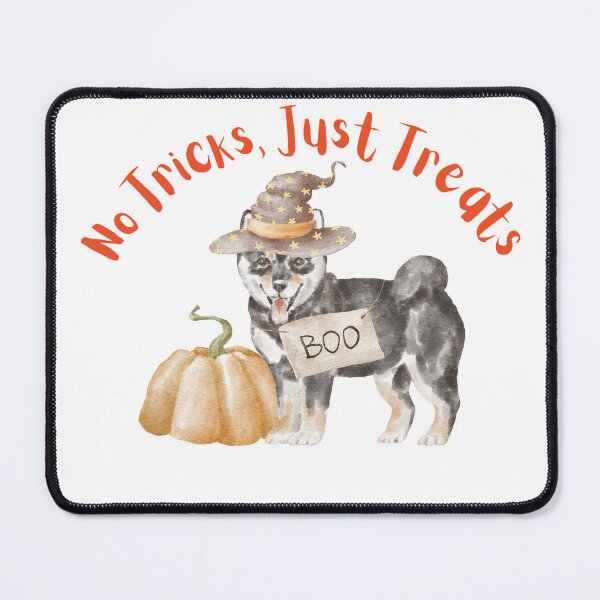 Item preview, No Tricks, Just Treats. Spooky Dog. Scary Dog. Creepy Dog. Halloween Dog designed and sold by Doggymadness.