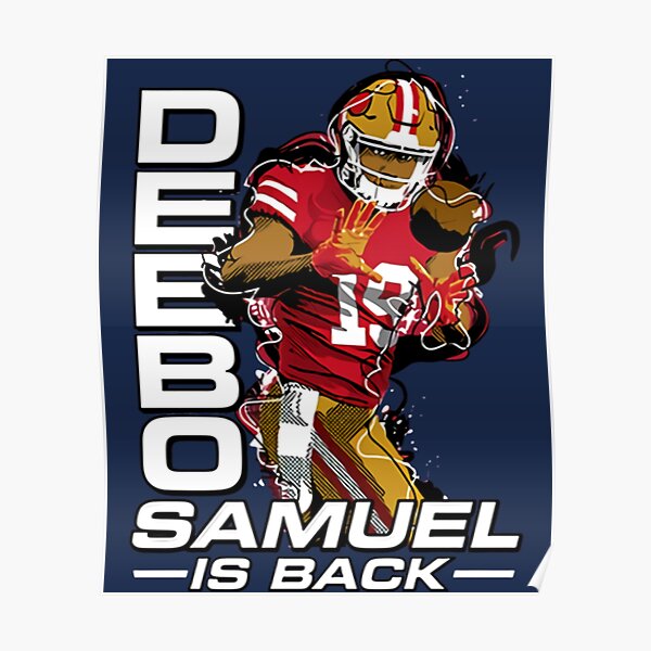 Deebo Samuel Number 19 Jersey San Francisco 49ers Inspired Poster for Sale  by ArchieMills2