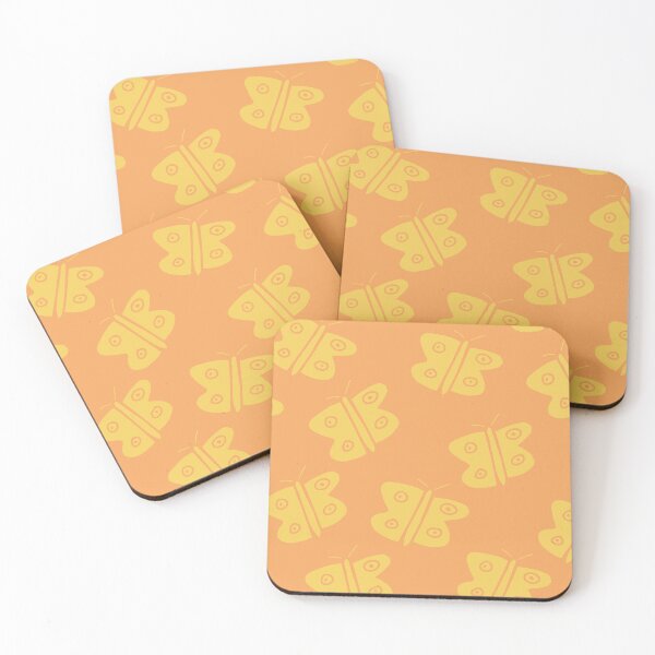 Item preview, yellow and orange butterflys designed and sold by CatsHappy.
