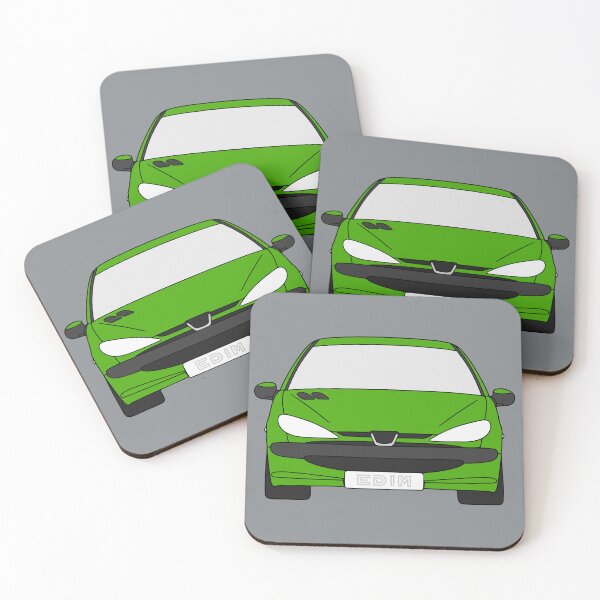 Item preview, Peugeot 206 apple green color designed and sold by EdimDesign.