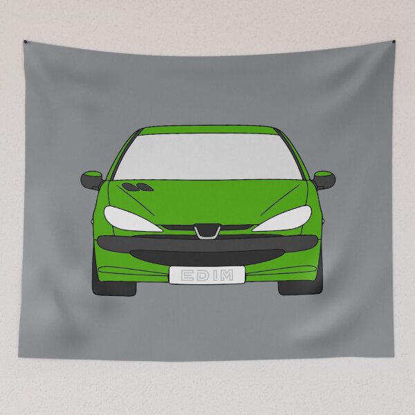 Item preview, Peugeot 206 apple green color designed and sold by EdimDesign.