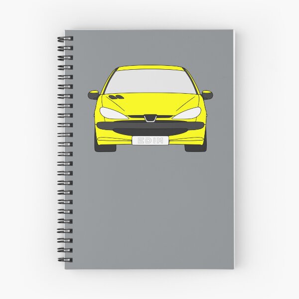 Item preview, Peugeot 206 yellow color designed and sold by EdimDesign.