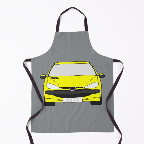 Item preview, Peugeot 206 yellow color designed and sold by EdimDesign.