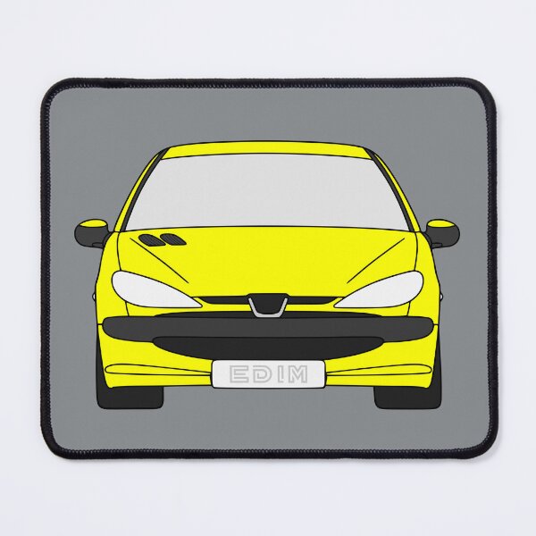 Item preview, Peugeot 206 yellow color designed and sold by EdimDesign.