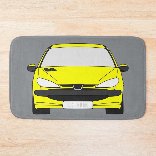 Item preview, Peugeot 206 yellow color designed and sold by EdimDesign.