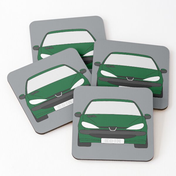 Item preview, Peugeot 206 forest green color designed and sold by EdimDesign.
