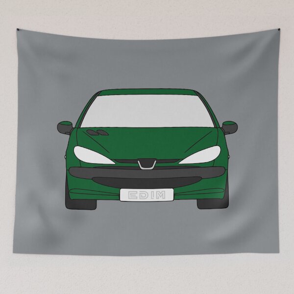 Item preview, Peugeot 206 forest green color designed and sold by EdimDesign.
