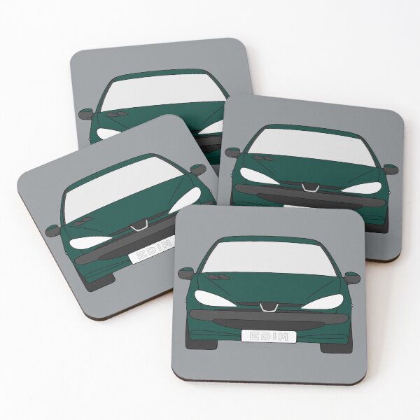 Item preview, Peugeot 206 bottle green color designed and sold by EdimDesign.