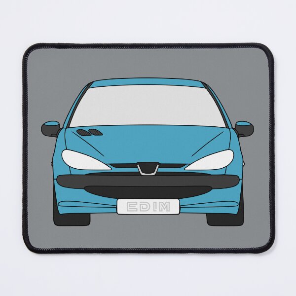 Item preview, Peugeot 206 baby blue color designed and sold by EdimDesign.