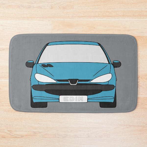 Item preview, Peugeot 206 baby blue color designed and sold by EdimDesign.