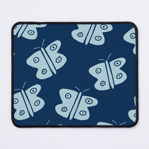 Item preview, Light blue and navy butterflys designed and sold by CatsHappy.