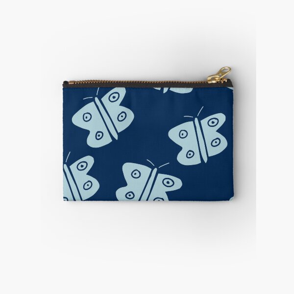 Item preview, Light blue and navy butterflys designed and sold by CatsHappy.