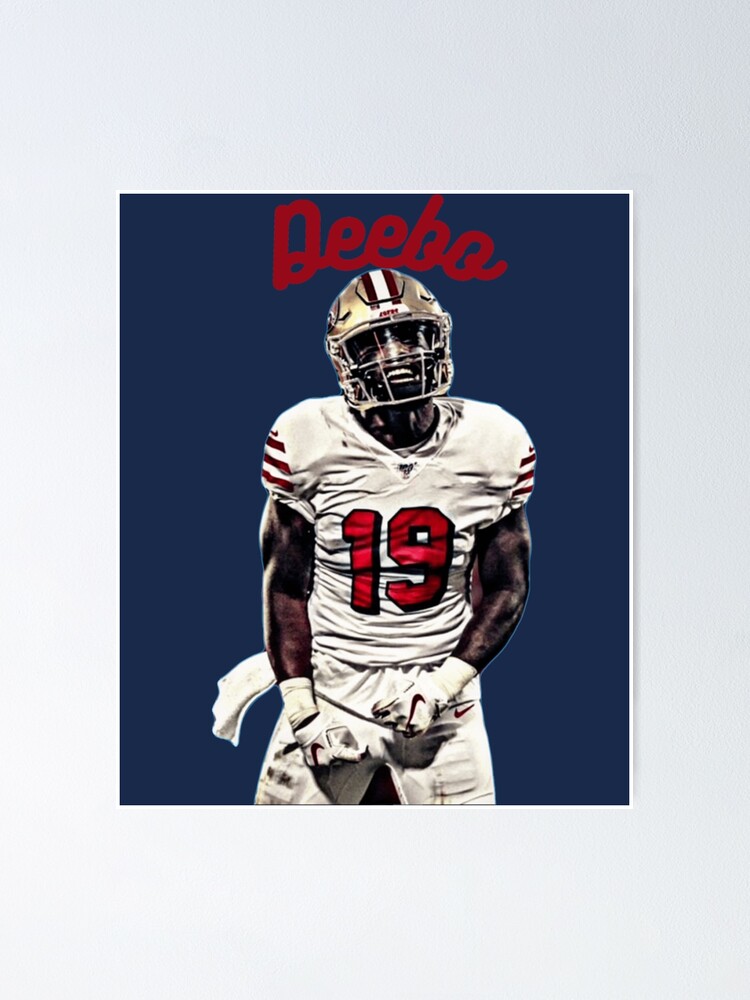 Deebo Samuel Football Paper Poster 49ers - Deebo Samuel - Posters