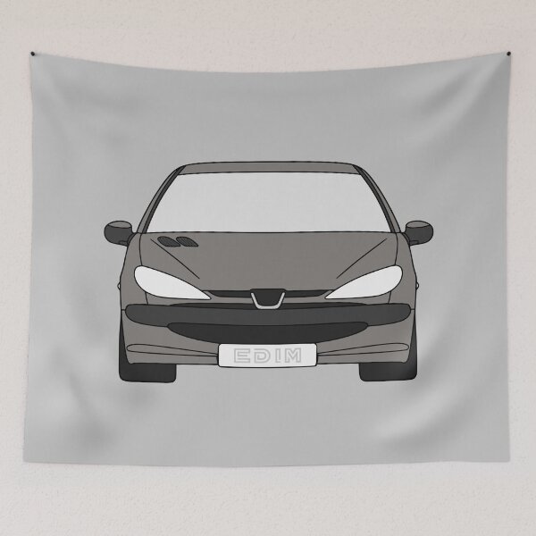 Item preview, Peugeot 206 gray color designed and sold by EdimDesign.
