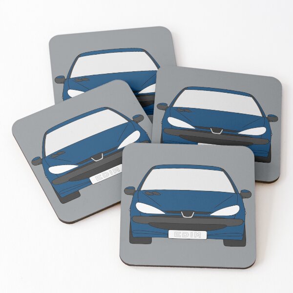 Item preview, Peugeot 206 blue color designed and sold by EdimDesign.