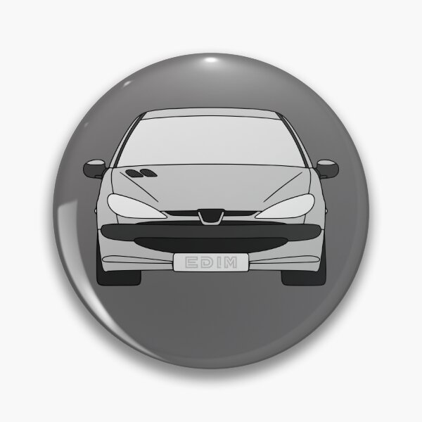 Item preview, Peugeot 206 silver color designed and sold by EdimDesign.